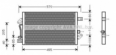 AVA QUALITY COOLING ft5241 -  Конденсатор, кондиционер